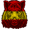 Sanglier Drapeau espagnol espagnol