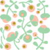 Peonie Astratte L Blush Rosa Verde Lime