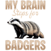 Funny Animal Badger