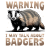 Funny Animal Badger