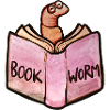 Bookworm Reader: Pink Open Book