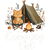 Camping Cat Saying Camping Cat Camper Gift