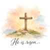 Resurrection He is Risen Easter Jesus