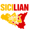 Stolz Sicilianer – Sizilien Farbblock