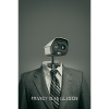 Privacy Is An Illusion Poster Minimal