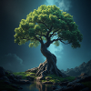 Bunter Baum des Lebens.