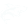 Stylized shark head