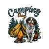 Camping Dog Siger Camping Dog Camper Gave