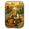 Grandpa Go-Kart Sprint