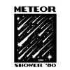 Meteor Shower 80s Retro Print