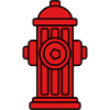 Classic Bold Red Fire Hydrant