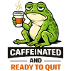 Caffeinated Frog: Ready to Quit