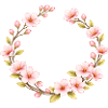 Spring Motif Cherry Blossom Frame