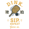 Joueur drôle de pickleball pickleball