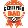 Certified Dad - Funny Father Design