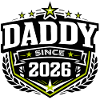 Papa depuis 2026 – Proud Dad Design
