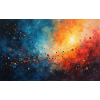 Cosmic Dawn Abstract Splash