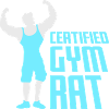 Certificeret Gym Rat Sjov Fitnesstræning Udtryk