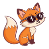 Fox Stylish Dark Glasses