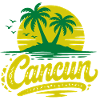 Souvenir natalizio delle palme retrò di Cancun