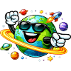 Earth Sunglasses Space Travel