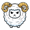 Steampunk Ram Sheep Mechanical Horns