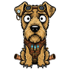 Chien Terrier Steampunk Propulsion et Fioles