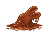 Hasi Ostern Schokohase lustig
