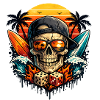 Sunset Skull Vibes