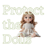 Cute Doll Looking Up – Minimal Design