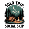 Solo instead of small talk | Camping Introvert
