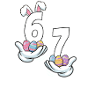 Easter 67 with bunny ears