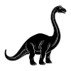 Dinosaur Brontosaurus