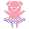 Piggy Ballerina Dance
