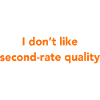 I don't like