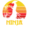 Sunset Ninja Silhouette