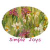 Simple Joys - Wildflower Daisy Meadow Ellipse