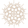 Beige Mandala Bloom