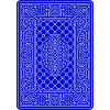 Carte à jouer géométrique Art Bleu