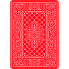 Carte à jouer géométrique Art Rouge
