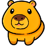 Chubby Bear Mascot Illustration