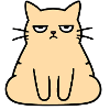 Grumpy Lounge Cat