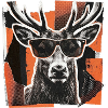 Deer Deer Sunglasses Vinatge