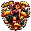 Explosive woman