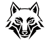 Geometric Wolf Head – Tribal Animal