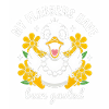 Happy Duck Flower Caricature