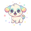 Pastel Star Pup