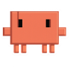 Claude Code Pixel AI Maskottchen-Entwickleraufkleber