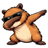 Dabbing Capybara