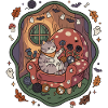 Salon Halloween Chat Automne